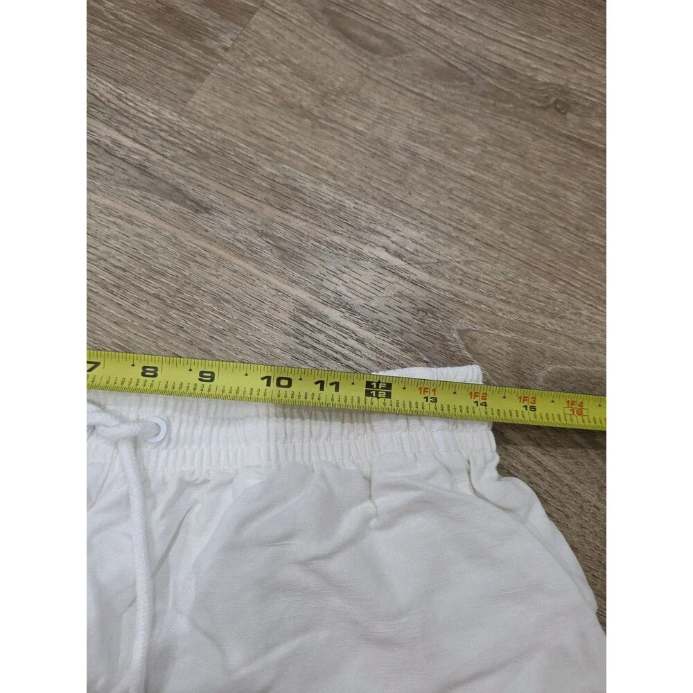 Wilfred Women's White Linen Pants Size Medium
